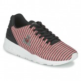 Le Coq Sportif Lcs R9xx Geo Jacquard Noir / Rouge Chaussures Baskets Basses Homme Boutique France